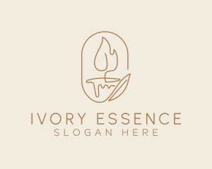 Scented Candle Light  logo design