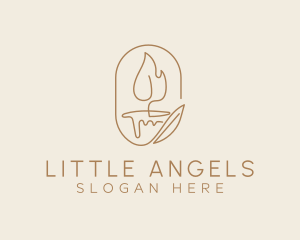 Scented Candle Light  logo design