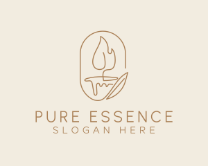 Essence - Scented Candle Light logo design