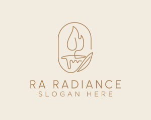 Scented Candle Light  logo design