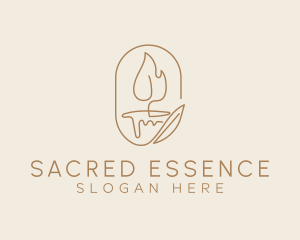 Scented Candle Light  logo design