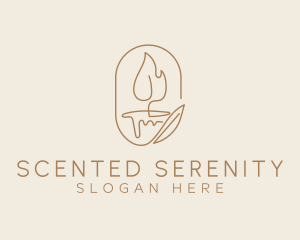 Incense - Scented Candle Light logo design