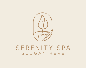 Relaxing - Scented Candle Light logo design