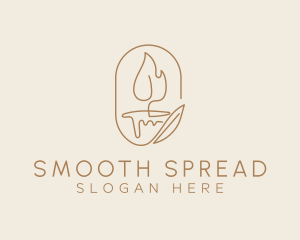 Scented Candle Light  logo design