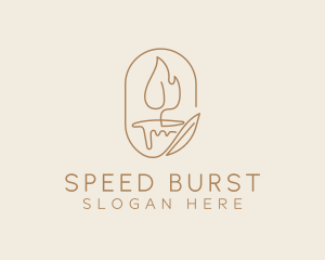 Scented Candle Light  logo design