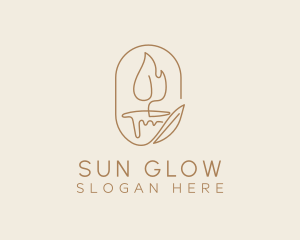 Scented Candle Light  logo design