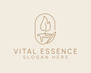 Essence - Scented Candle Light logo design