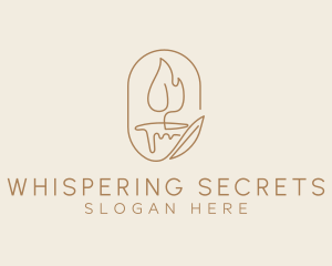 Scented Candle Light  logo design