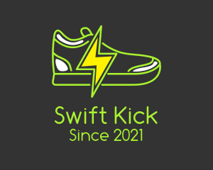 Lightning Bolt Shoes logo design