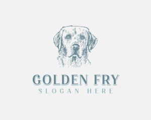 Golden Retriever Dog logo design