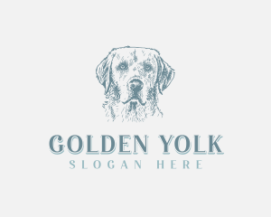 Golden Retriever Dog logo design