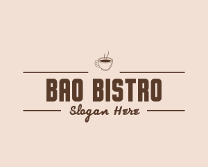 Coffee Bistro Cafeteria logo design