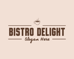 Coffee Bistro Cafeteria logo design