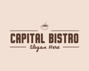 Coffee Bistro Cafeteria logo design