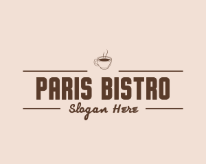 Coffee Bistro Cafeteria logo design