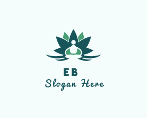 Natural - Healthy Lifestyle Yoga logo design