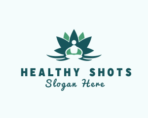 Healthy Lifestyle Yoga logo design