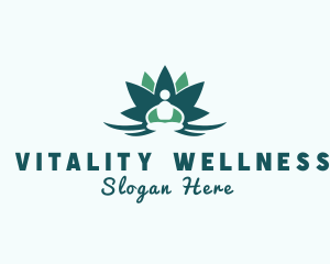 Healthy Lifestyle Yoga logo design