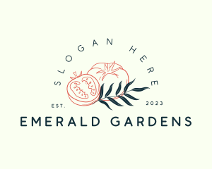 Tomato Vegetable Farming logo design