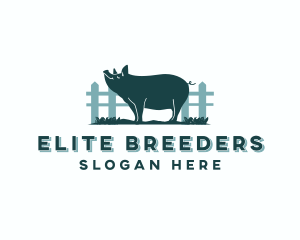 Pig Farm Livestock logo design