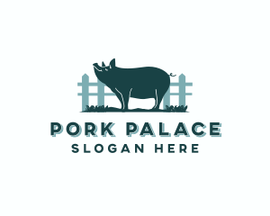 Swine - Pig Farm Livestock logo design