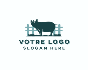Pig - Pig Farm Livestock logo design