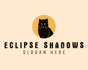 Wild Wolf Shadow  logo design