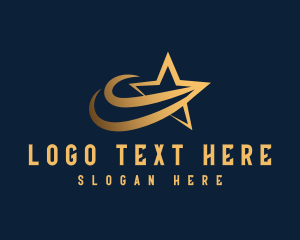 Star - Star Swoosh Entertainment logo design