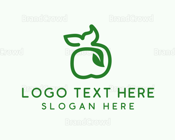 Leaf Apple Farm Logo