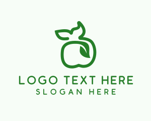 Leaf Apple Farm Logo