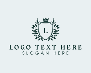 College - Royalty Wreath Crown logo design