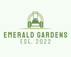 Lawn Mower Landscaping  logo design