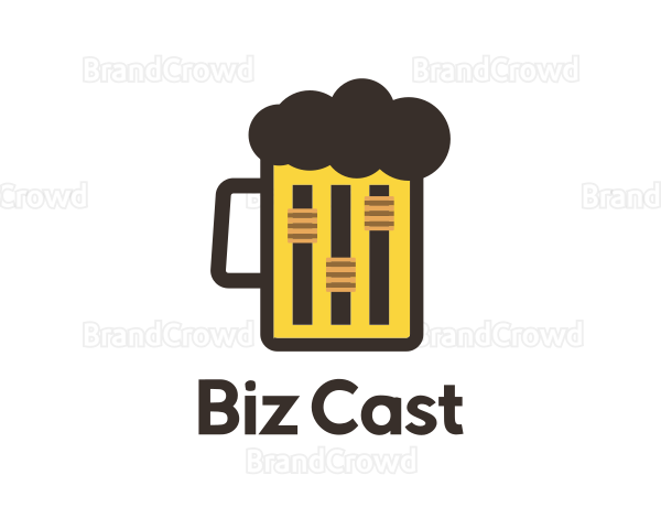 Beer Mug Equalizer Logo