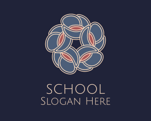 Yogi - Radial Flower Decor logo design