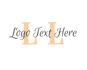 Calligraphy - Elegant Feminine Business logo design
