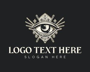 Mystical Oracle Eye logo design