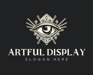 Mystical Oracle Eye logo design