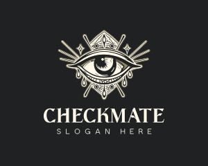 Mystical Oracle Eye logo design