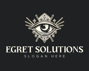 Mystical Oracle Eye logo design