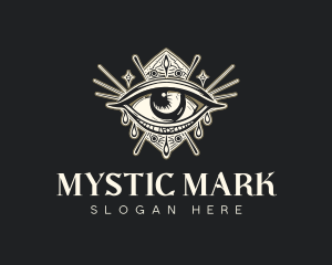 Mystical Oracle Eye logo design