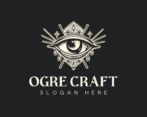 Mystical Oracle Eye logo design