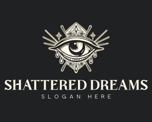 Mystical Oracle Eye logo design