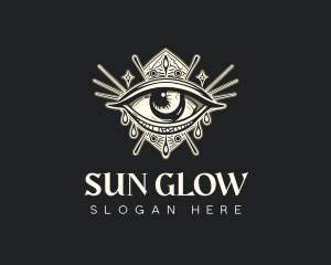 Mystical Oracle Eye logo design