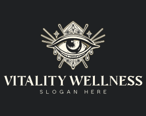 Mystical Oracle Eye logo design