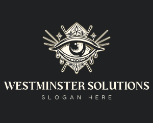 Mystical Oracle Eye logo design