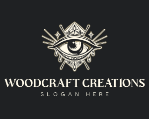 Mystical Oracle Eye logo design