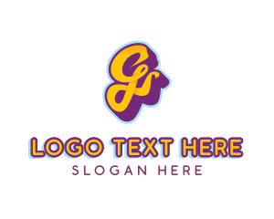 Art Studio - 3D Graffiti Letter G logo design