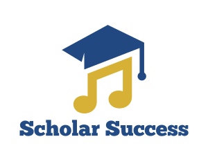 Scholarship - Music School Academy logo design