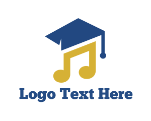 Music School Academy Logo