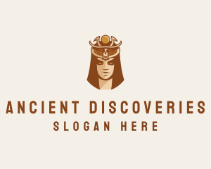 Egypt Ancient Queen logo design